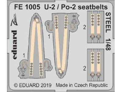 U-2 / Po-2 seatbelts STEEL 1/48 - zdjęcie 1