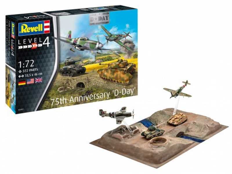 Zestaw 75 lat D-Day - 2 samoloty, 2 czołgi, diorama - zdjęcie 1 Zestaw 75 lat D-Day - 2 samoloty, 2 czołgi, diorama - zdjęcie 1