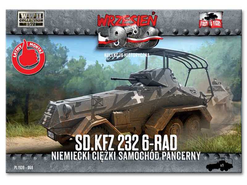 Niemiecki ciężki samochód pancerny Sd.Kfz. 232 - zdjęcie 1 Niemiecki ciężki samochód pancerny Sd.Kfz. 232 - zdjęcie 1