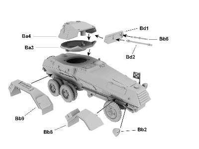 Niemiecki ciężki samochód pancerny Sd.Kfz. 232 - zdjęcie 4