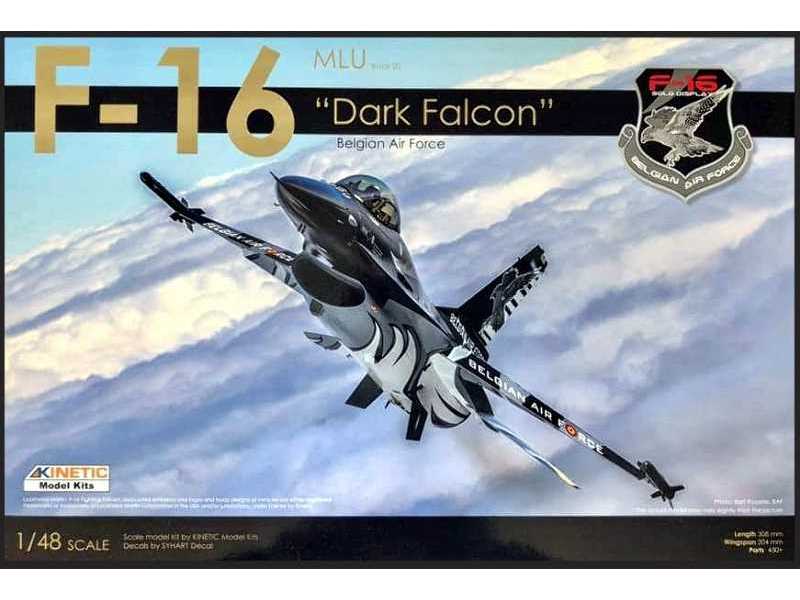 F-16MLU Dark Falcon - lotnictwo belgijskie - zdjęcie 1