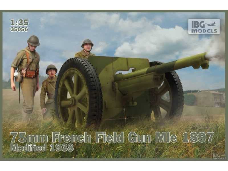 Canon de 75 mle 1897 francuska armata polowa zmodyfikowana 1938 - zdjęcie 1 Canon de 75 mle 1897 francuska armata polowa zmodyfikowana 1938 - zdjęcie 1