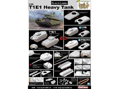 Ciężki czołg T1E1 (3 in 1) - Black Label - zdjęcie 2