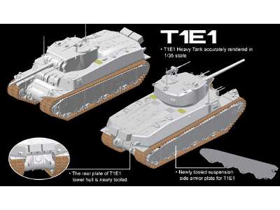 Ciężki czołg T1E1 (3 in 1) - Black Label - zdjęcie 3