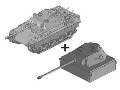 Sd.Kfz.171 Panther Ausf.D mit Pantherturm - zdjęcie 1