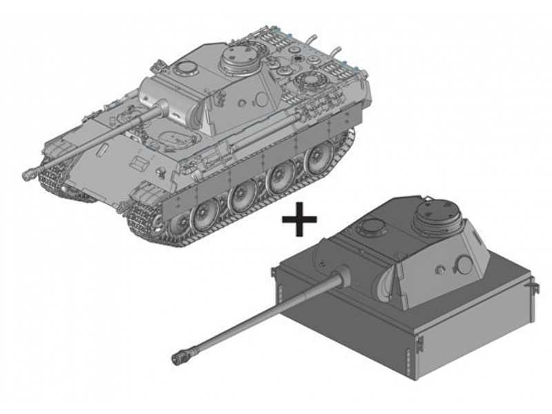 Sd.Kfz.171 Panther Ausf.D mit Pantherturm - zdjęcie 1 Sd.Kfz.171 Panther Ausf.D mit Pantherturm - zdjęcie 1