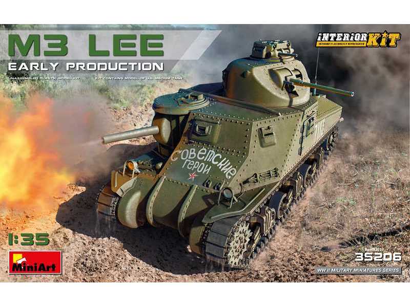 M3 Lee - wczesna produkcja - z wnętrzem - zdjęcie 1 M3 Lee - wczesna produkcja - z wnętrzem - zdjęcie 1