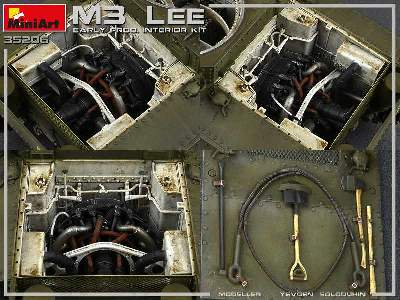 M3 Lee - wczesna produkcja - z wnętrzem - zdjęcie 41