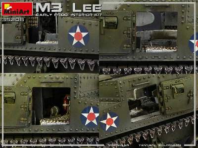 M3 Lee - wczesna produkcja - z wnętrzem - zdjęcie 43