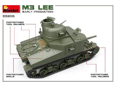 M3 Lee - wczesna produkcja - z wnętrzem - zdjęcie 45