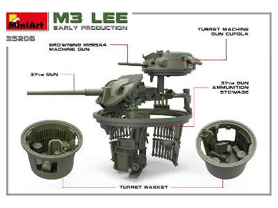 M3 Lee - wczesna produkcja - z wnętrzem - zdjęcie 46