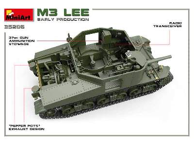M3 Lee - wczesna produkcja - z wnętrzem - zdjęcie 49