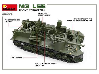 M3 Lee - wczesna produkcja - z wnętrzem - zdjęcie 53
