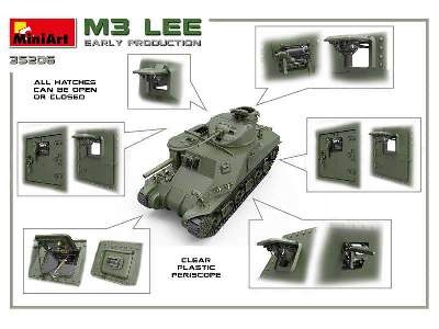 M3 Lee - wczesna produkcja - z wnętrzem - zdjęcie 60
