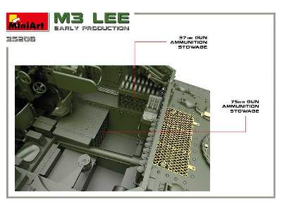 M3 Lee - wczesna produkcja - z wnętrzem - zdjęcie 62