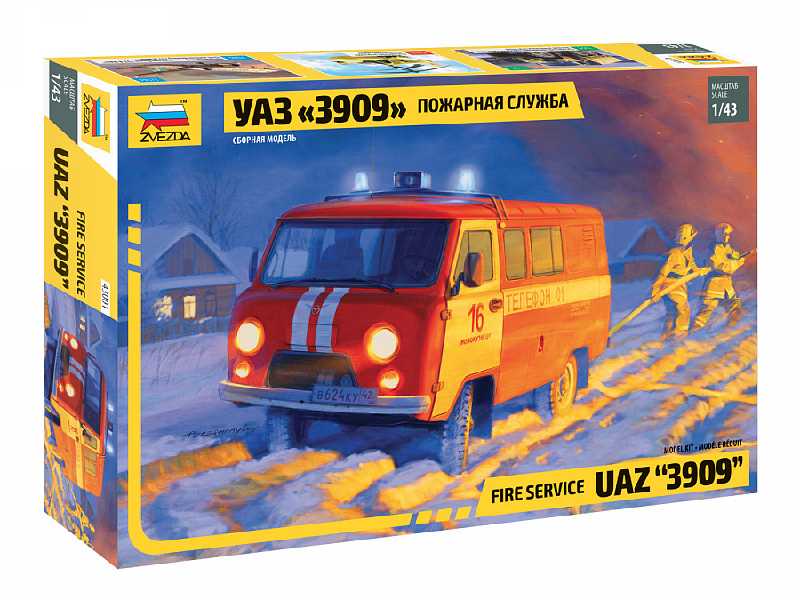 UAZ "3909" - straż pożarna - zdjęcie 1 UAZ "3909" - straż pożarna - zdjęcie 1