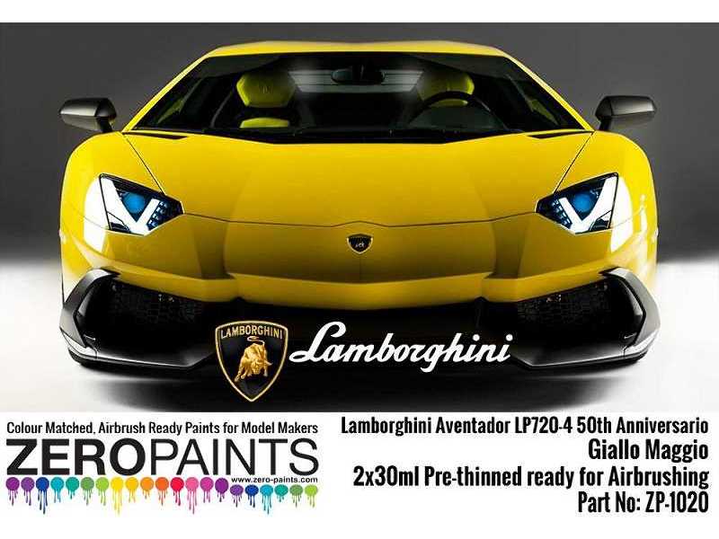 1020 Lamborghini Aventador Lp720-4 50th Anniversario 50° Giallo  - zdjęcie 1