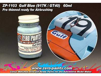 1103 Gulf Blue For 917's And Gt40's Etc - zdjęcie 1