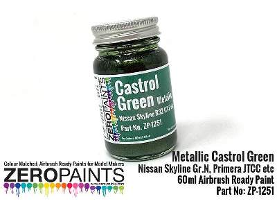 1251 Castrol Metallic Green (Nissan Skyline Gr.N, Primera Jtcc E - zdjęcie 1