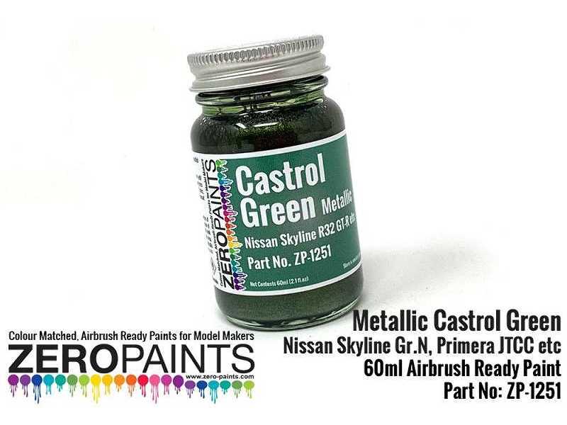 1251 Castrol Metallic Green (Nissan Skyline Gr.N, Primera Jtcc E - zdjęcie 1 1251 Castrol Metallic Green (Nissan Skyline Gr.N, Primera Jtcc E - zdjęcie 1