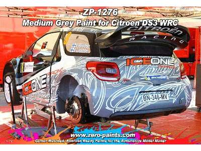 1279 Medium Grey For Citroen Ds3 Wrc (Pitwall Decals 24d-005) - zdjęcie 1