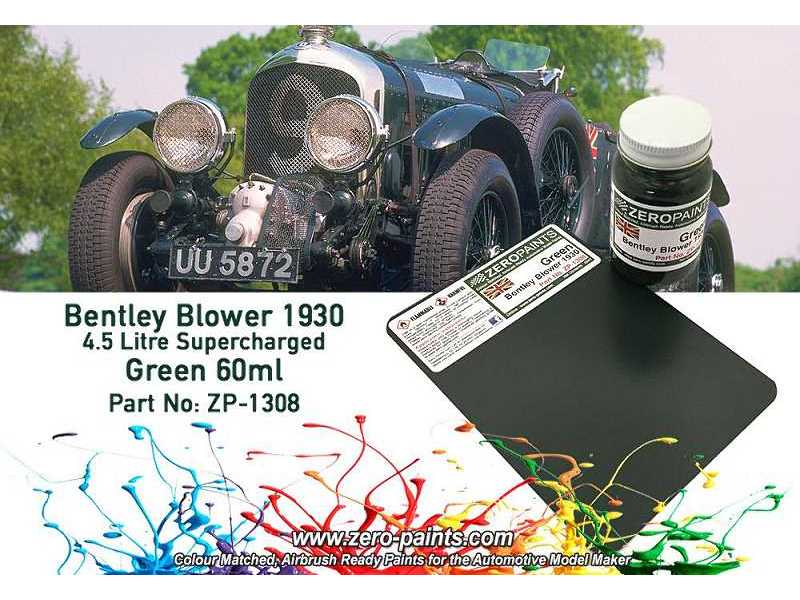 1308 Bentley Blower 4.5 Litre 1930 Green - zdjęcie 1