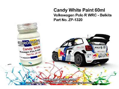 1320 Candy White Volkswagen Polo R Wrc - zdjęcie 1