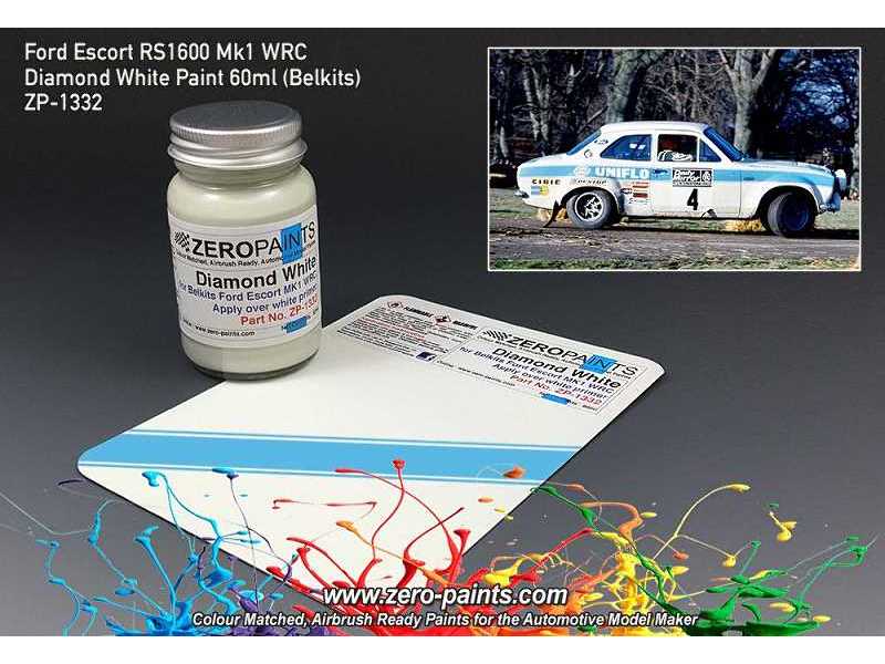 1332 Ford Escort Rs1600 Mk1 Wrc Diamond White (Belkits) - zdjęcie 1 1332 Ford Escort Rs1600 Mk1 Wrc Diamond White (Belkits) - zdjęcie 1