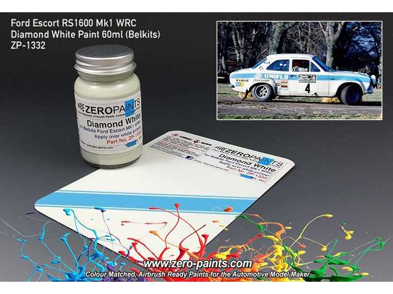 1332 Ford Escort Rs1600 Mk1 Wrc Diamond White (Belkits) - zdjęcie 1