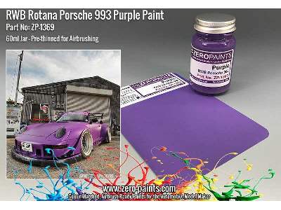 1369 Rwb Rotana Porsche 993 Purple - zdjęcie 1
