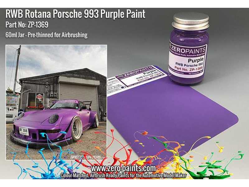 1369 Rwb Rotana Porsche 993 Purple - zdjęcie 1 1369 Rwb Rotana Porsche 993 Purple - zdjęcie 1