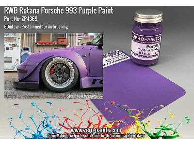 1369 Rwb Rotana Porsche 993 Purple - zdjęcie 2