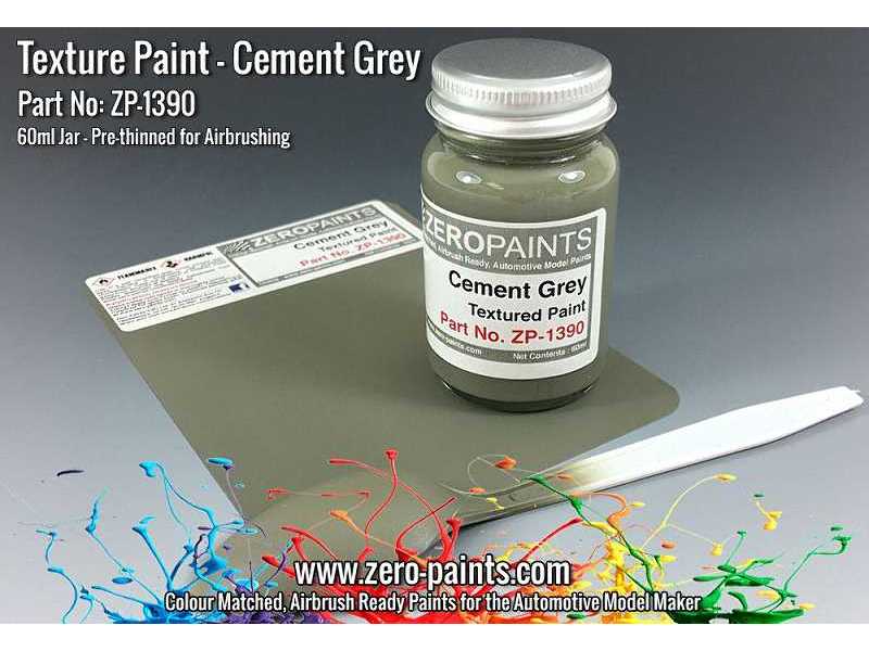 1390 Cement Grey Textured Paint (Engines, Interiors Etc) - zdjęcie 1 1390 Cement Grey Textured Paint (Engines, Interiors Etc) - zdjęcie 1