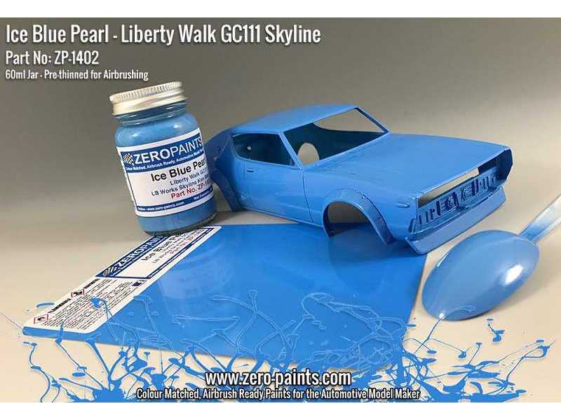 1402 Ice Blue Pearl For Liberty Walk Gc111 Skyline (Ken Mary) - zdjęcie 1 1402 Ice Blue Pearl For Liberty Walk Gc111 Skyline (Ken Mary) - zdjęcie 1