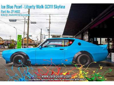 1402 Ice Blue Pearl For Liberty Walk Gc111 Skyline (Ken Mary) - zdjęcie 2