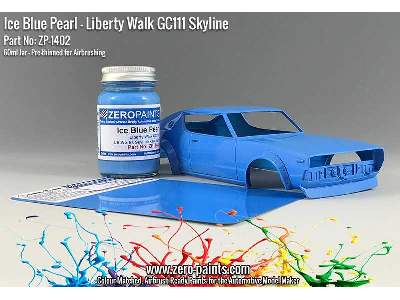 1402 Ice Blue Pearl For Liberty Walk Gc111 Skyline (Ken Mary) - zdjęcie 5