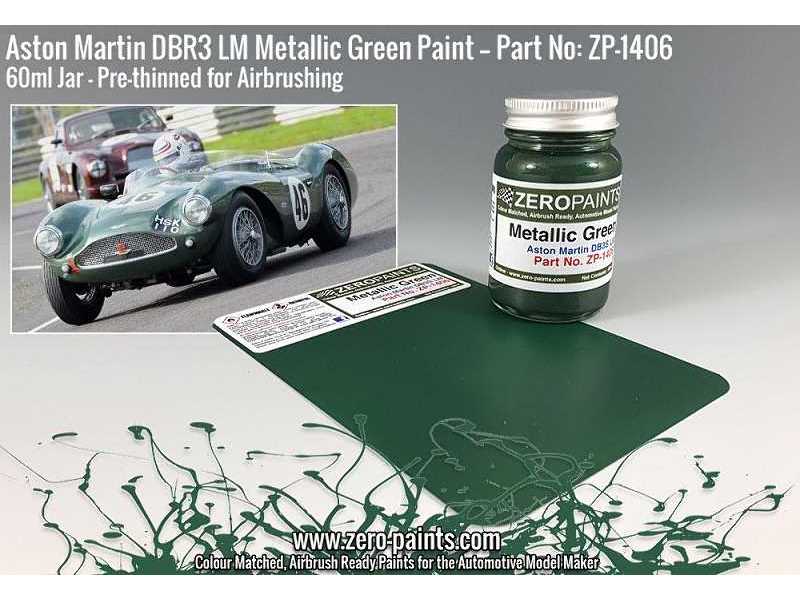 1406 Aston Martin Dbr3s Lm Metallic Green - zdjęcie 1 1406 Aston Martin Dbr3s Lm Metallic Green - zdjęcie 1