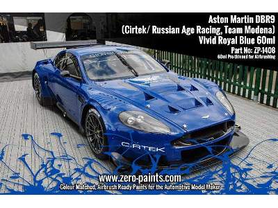 1408 Vivid Royal Blue - Aston Martin Dbr9 (Cirtek/ Russian Age R - zdjęcie 1