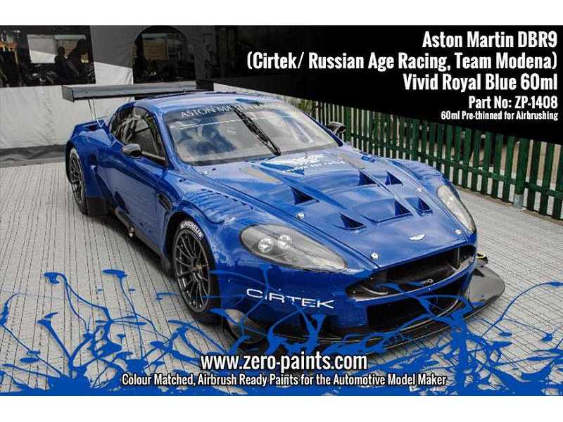 1408 Vivid Royal Blue - Aston Martin Dbr9 (Cirtek/ Russian Age R - zdjęcie 1