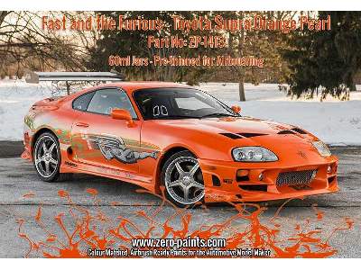 1413 Fast Furious Toyota Supra Orange - zdjęcie 1