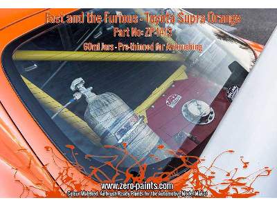 1413 Fast Furious Toyota Supra Orange - zdjęcie 3