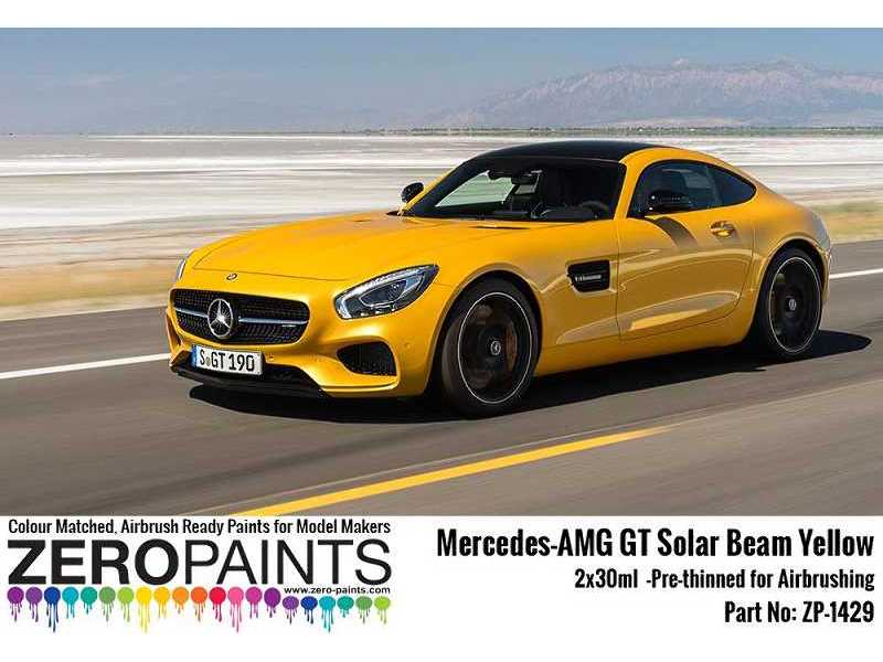 1429 Mercedes-amg Gt Solar Beam Yellow Set - zdjęcie 1 1429 Mercedes-amg Gt Solar Beam Yellow Set - zdjęcie 1