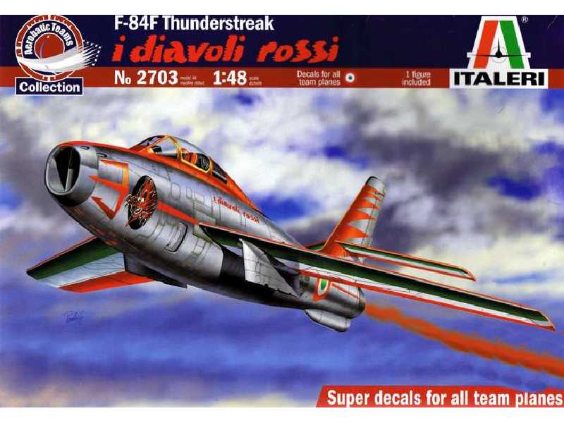 Republic F-84F Thunderstreak I diavoli rossi (Red Devils) - zdjęcie 1 Republic F-84F Thunderstreak I diavoli rossi (Red Devils) - zdjęcie 1