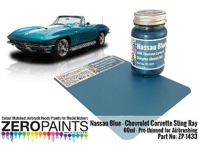 1433 Nassau Blue 1965 Chevrolet Corvet - zdjęcie 1