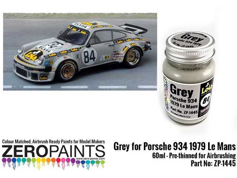 1445 Grey For Porsche 934 1979 #84 Le Mans - zdjęcie 1 1445 Grey For Porsche 934 1979 #84 Le Mans - zdjęcie 1
