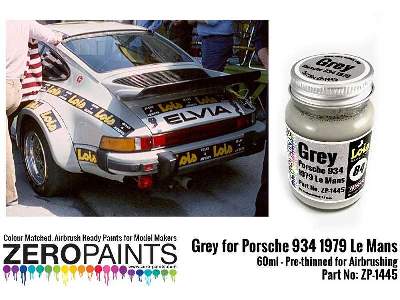 1445 Grey For Porsche 934 1979 #84 Le Mans - zdjęcie 2