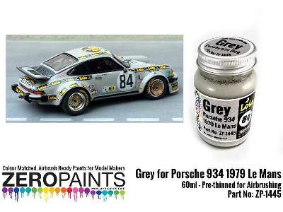 1445 Grey For Porsche 934 1979 #84 Le Mans - zdjęcie 3