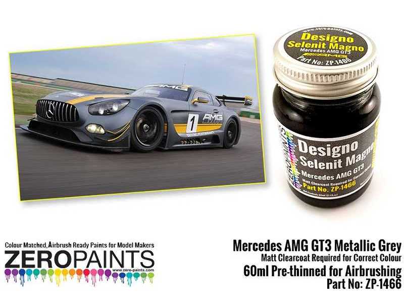 1466 Mercedes Amg Gt3 Metallic Grey (Matt) - zdjęcie 1 1466 Mercedes Amg Gt3 Metallic Grey (Matt) - zdjęcie 1