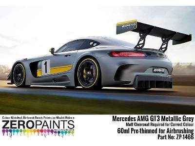 1466 Mercedes Amg Gt3 Metallic Grey (Matt) - zdjęcie 4