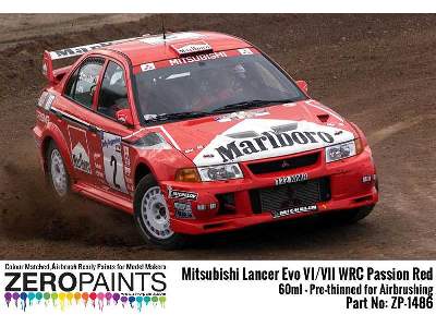 1486 Mitsubishi Lancer Evo Vi Wrc Passion Red - zdjęcie 1